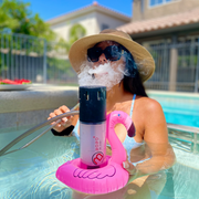 Boro Miami Portable Hookah Set by Sophia Smokes - Premium Portable Hookah, 50 Instant Charcoals, 100 Single Packed Hookah Mouthpieces